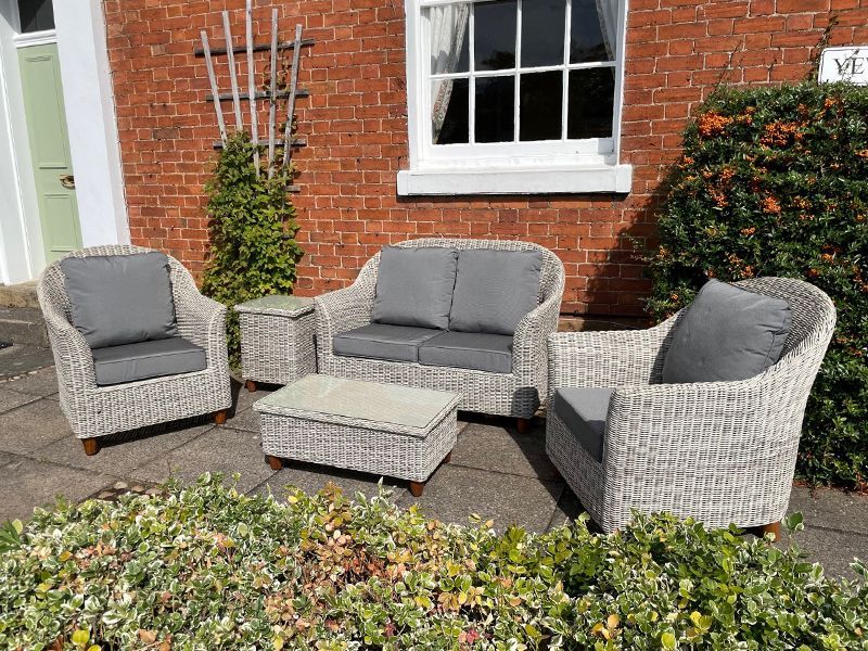 Fiji Smooth 5 Piece Suite-Garden Furniture Centre-HighRange,Lounge Suites & Sets,Outdoor Lounging,Outdoor Furniture,Rattan Furniture,Ranges,Fiji Range,Fiji Smooth-{collection_title}