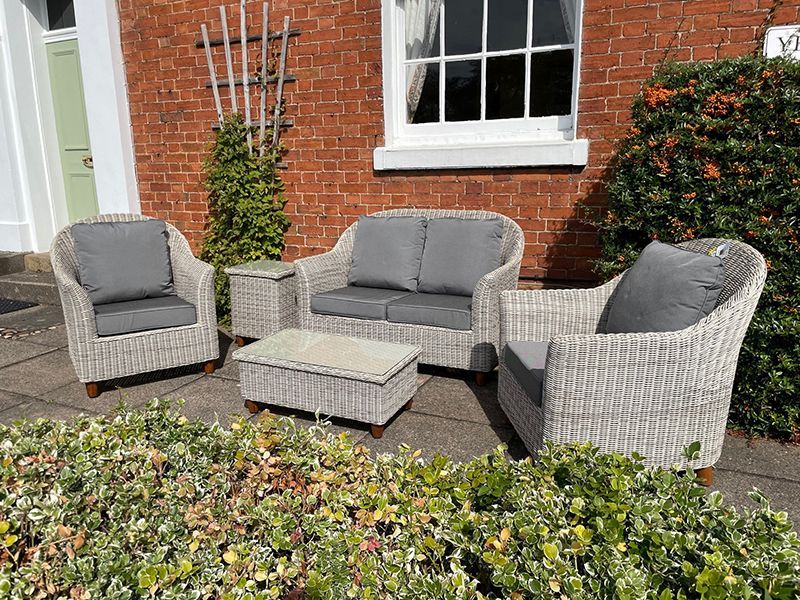 Fiji Smooth 5 Piece Suite-Garden Furniture Centre-HighRange,Lounge Suites & Sets,Outdoor Lounging,Outdoor Furniture,Rattan Furniture,Ranges,Fiji Range,Fiji Smooth-{collection_title}
