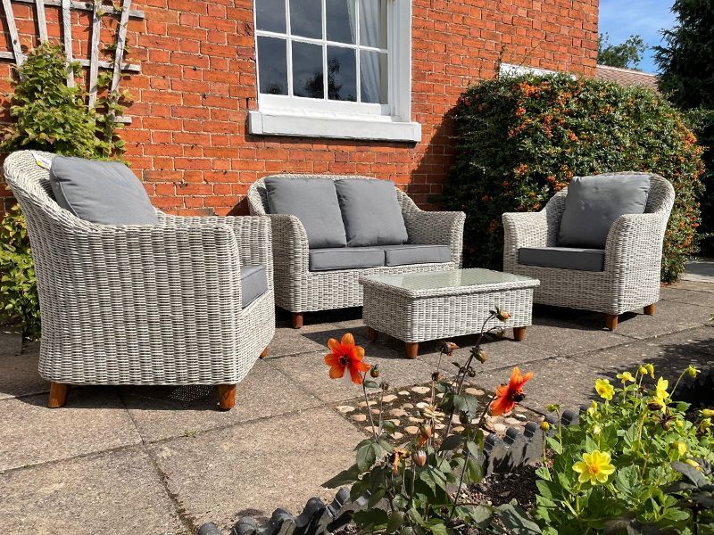 Fiji Smooth 5 Piece Suite-Garden Furniture Centre-HighRange,Lounge Suites & Sets,Outdoor Lounging,Outdoor Furniture,Rattan Furniture,Ranges,Fiji Range,Fiji Smooth-{collection_title}