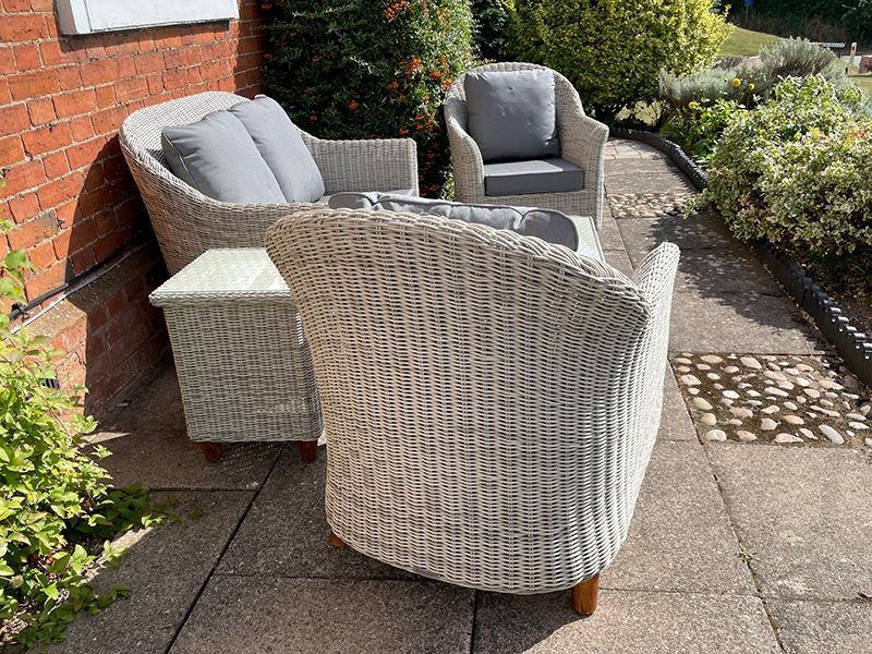 Fiji Smooth 5 Piece Suite-Garden Furniture Centre-HighRange,Lounge Suites & Sets,Outdoor Lounging,Outdoor Furniture,Rattan Furniture,Ranges,Fiji Range,Fiji Smooth-{collection_title}