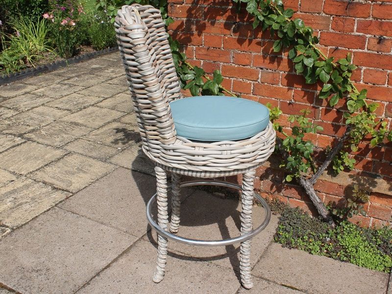 Fiji Swivel Bar Chair-Garden Furniture Centre-MidInstock,instock,MidRange,Outdoor Dining,Outdoor Furniture,Rattan Furniture,Bars & Bar Sets,Fiji Range,Rattan,Rattan Chairs,Fiji-{collection_title}