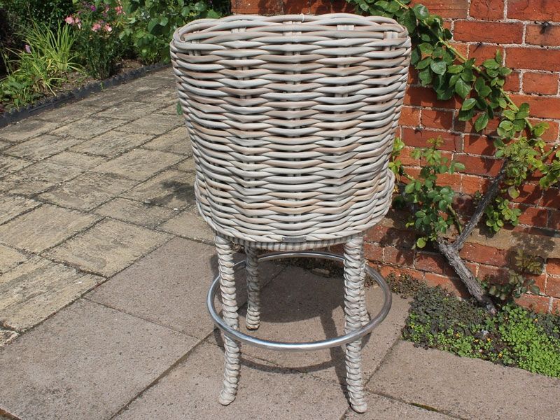 Fiji Swivel Bar Chair-Garden Furniture Centre-MidInstock,instock,MidRange,Outdoor Dining,Outdoor Furniture,Rattan Furniture,Bars & Bar Sets,Fiji Range,Rattan,Rattan Chairs,Fiji-{collection_title}