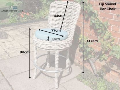 Fiji Swivel Bar Chair