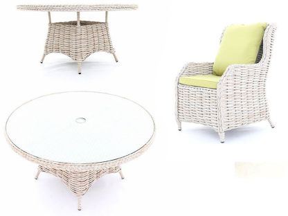 Round 4 Dining Armchair Set
