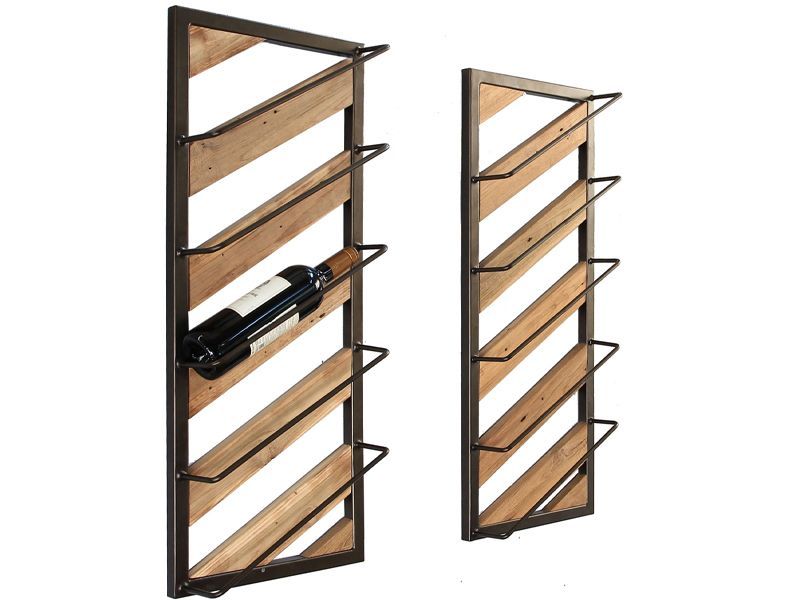 Teak Wine Bottle Rack 