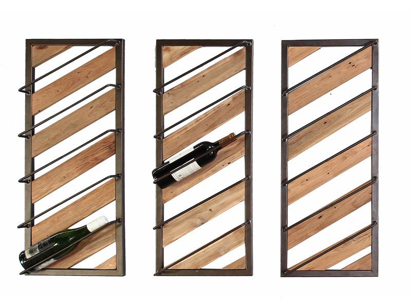 Teak Wine Bottle Rack 