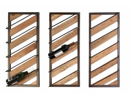 Teak Wine Bottle Rack 