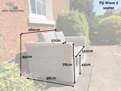 Fiji Wave 2 Seater Sofa