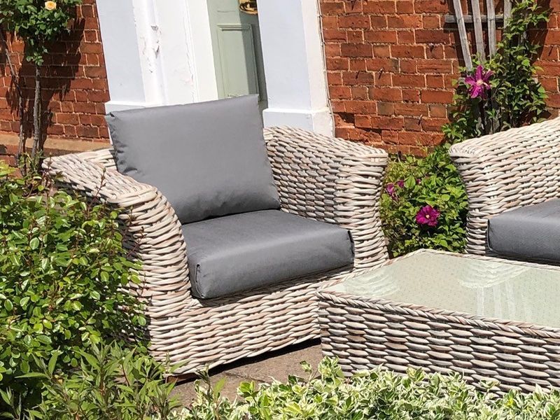 Fiji Wave Armchair -Garden Furniture Centre-MidInstock,instock,MidRange,Outdoor Lounging,Outdoor Furniture,Rattan Furniture,Fiji Range,Fiji Wave,Rattan,Rattan Chairs,Fiji-{collection_title}