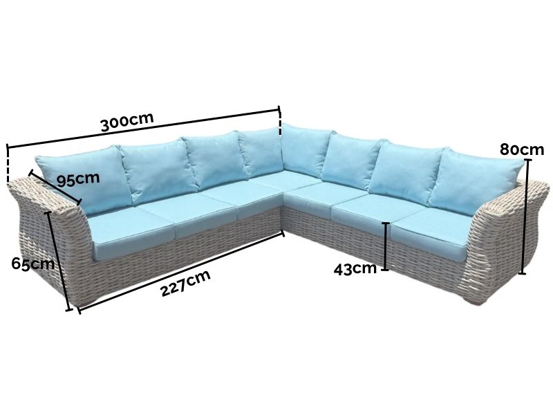 Fiji Wave Corner Unit | Extra Large 