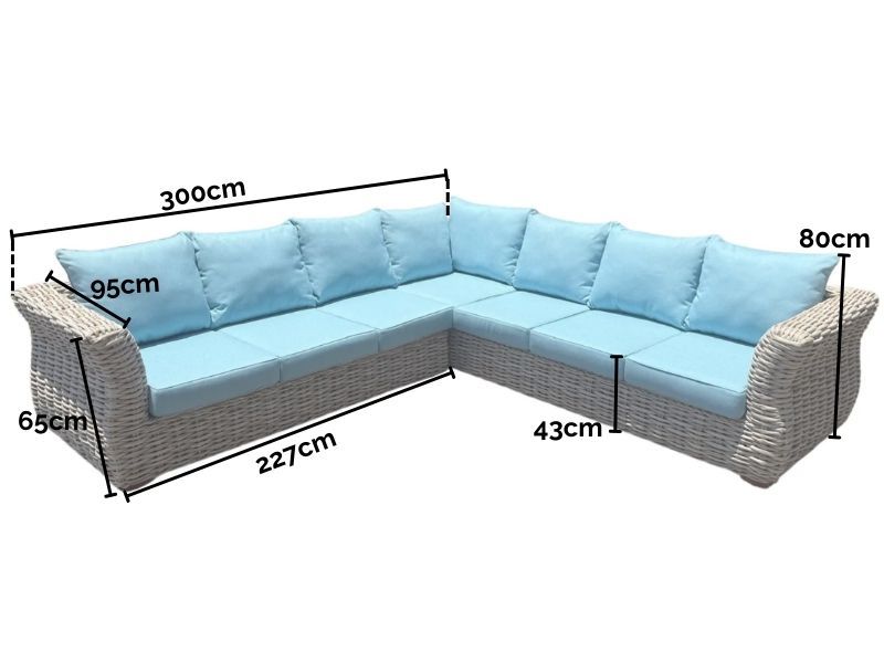Fiji Wave Corner Unit | Extra Large 