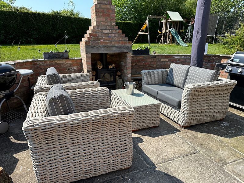 Fiji Wave 2 Seater Sofa Suite