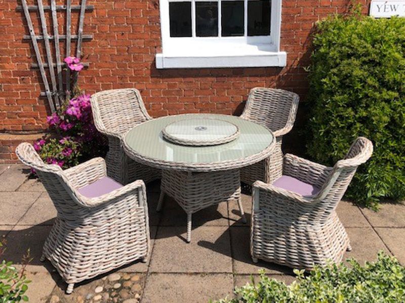 Fiji Lazy Susan | Fiji Range-Garden Furniture Centre-LowRange,Outdoor Dining,Rattan Furniture,Accessories,Fiji Range,Rattan,Tables,Fiji,Rattan Tables-{collection_title}