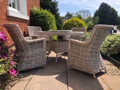 Fiji 4 Chair Dining Set