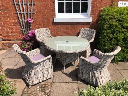 Fiji 4 Chair Dining Set