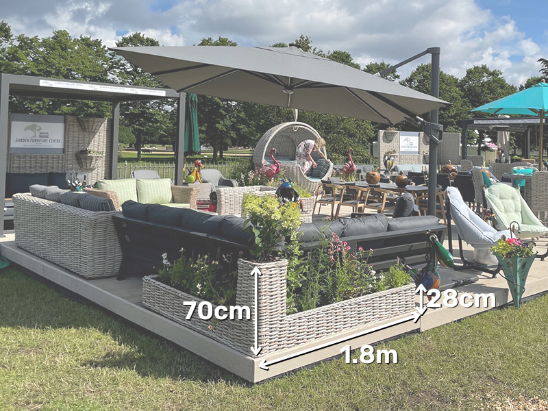 Fiji Corner Planter-Garden Furniture Centre-MidInstock,instock,MidRange,Garden Planters,Rattan,Ornaments Accessories,Accessories,Fiji-{collection_title}