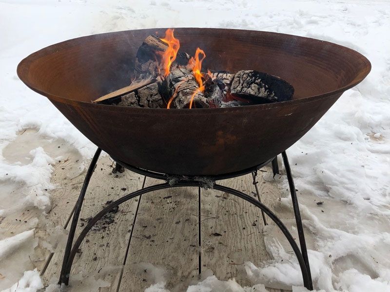 Cast Iron Fire Bowl