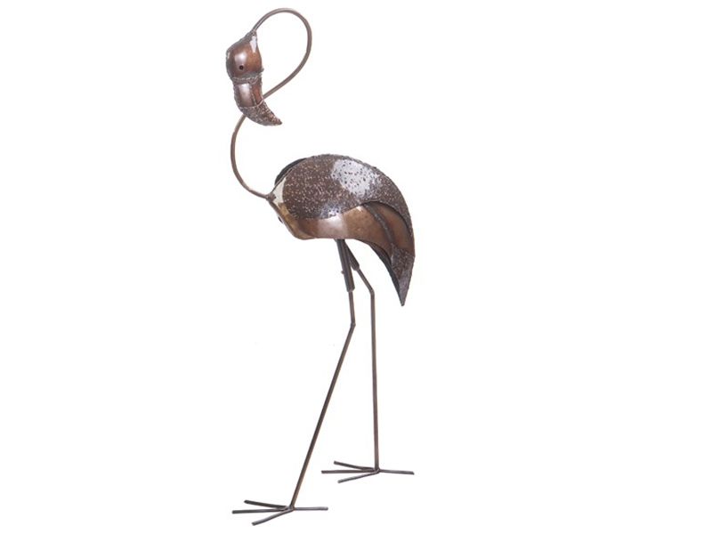 Flamingo Head Twist-Garden Furniture Centre-48Hour Dispatch,LowRange,Under 100,Ornaments,Ranges,Animal Garden Ornaments,Think Outside Range,Metal Garden Ornaments,Think Outside Range Ranges,Gifts,Ornaments Accessories,Accessories-{collection_title}