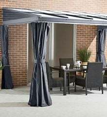 Four Seasons Wall Mounted Gazebo 3m x 3.65m | BLACK FRIDAY MONTH