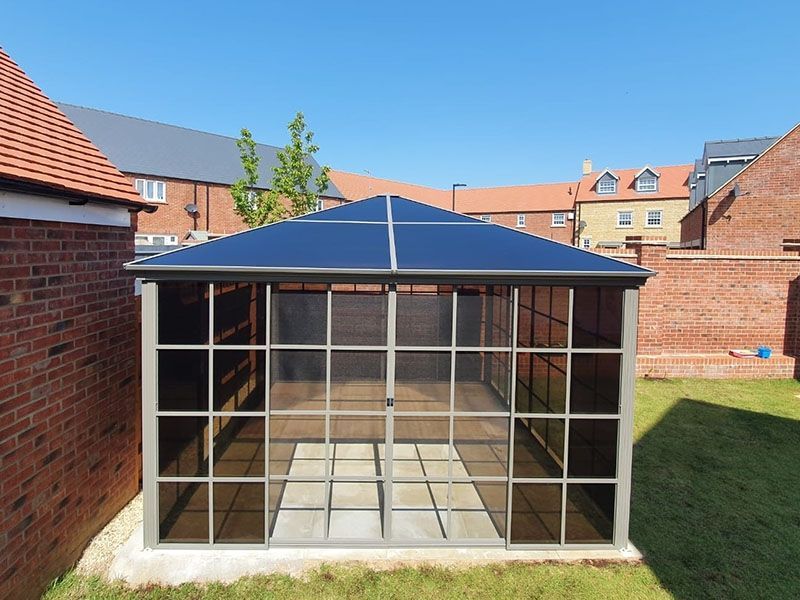 Four Seasons Screen House 3m x 3m-Garden Furniture Centre-HighRange,Screenhouse,Free Standing,Gazebos,Metal Gazebos,All Seasons Gazebos,All Seasons Gazebo Range,Garden Rooms Gazebos,All Seasons Range-{collection_title}