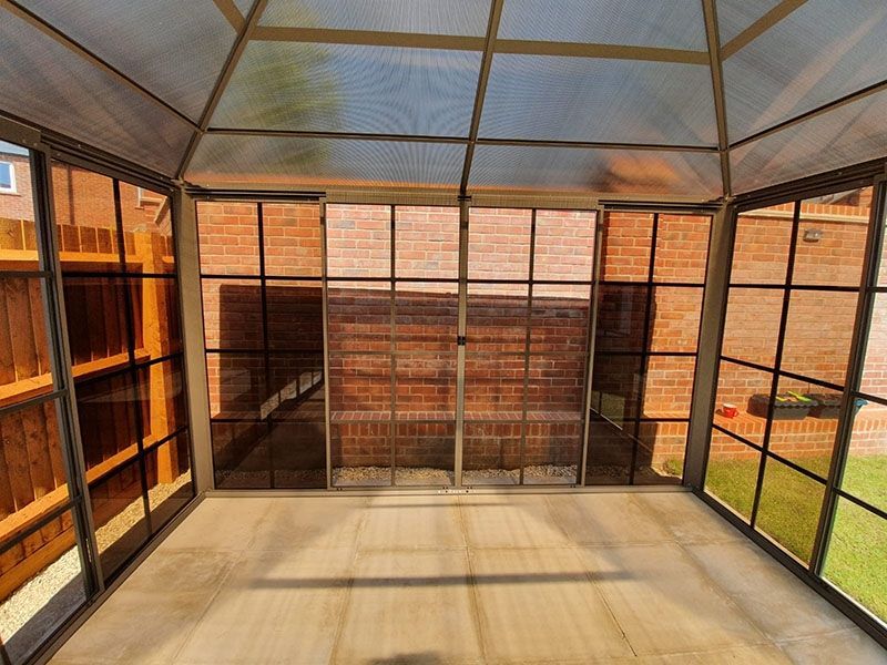 Four Seasons Screen House 3m x 3m-Garden Furniture Centre-HighRange,Screenhouse,Free Standing,Gazebos,Metal Gazebos,All Seasons Gazebos,All Seasons Gazebo Range,Garden Rooms Gazebos,All Seasons Range-{collection_title}