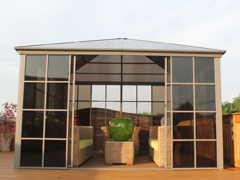 Four Seasons Screen House 3m x 3m-Garden Furniture Centre-HighRange,Screenhouse,Free Standing,Gazebos,Metal Gazebos,All Seasons Gazebos,All Seasons Gazebo Range,Garden Rooms Gazebos,All Seasons Range-{collection_title}