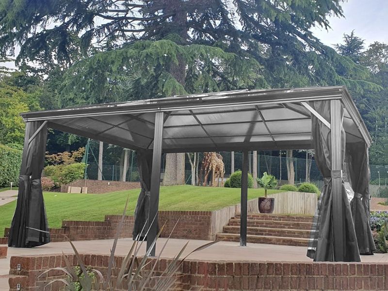 Four Seasons Sedona Gazebo 3.65 x 4.86m | November Offers-Garden Furniture Centre-Free Install,HighRange,Gazebos,Metal Gazebos,All Seasons Gazebos,All Seasons Gazebo Range,All Seasons Range,Sale,Monthly Offers-{collection_title}