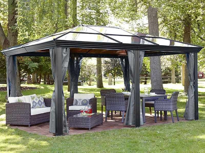 Four Seasons Sedona Gazebo 3.65 x 4.86m | November Offers-Garden Furniture Centre-Free Install,HighRange,Gazebos,Metal Gazebos,All Seasons Gazebos,All Seasons Gazebo Range,All Seasons Range,Sale,Monthly Offers-{collection_title}