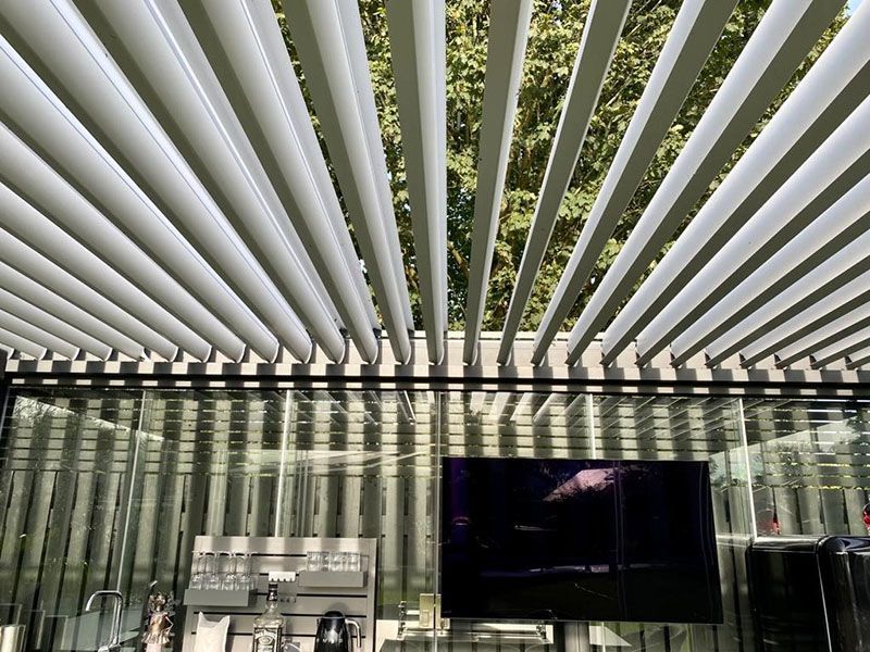 Bioclimatic Pergola 6 x 4m Free Standing | T7-Garden Furniture Centre-HighRange,Free Standing,Showroom exdis,Gazebos,Metal Gazebos,Garden Rooms Gazebos,Bioclimatic Pergolas Gazebos-{collection_title}