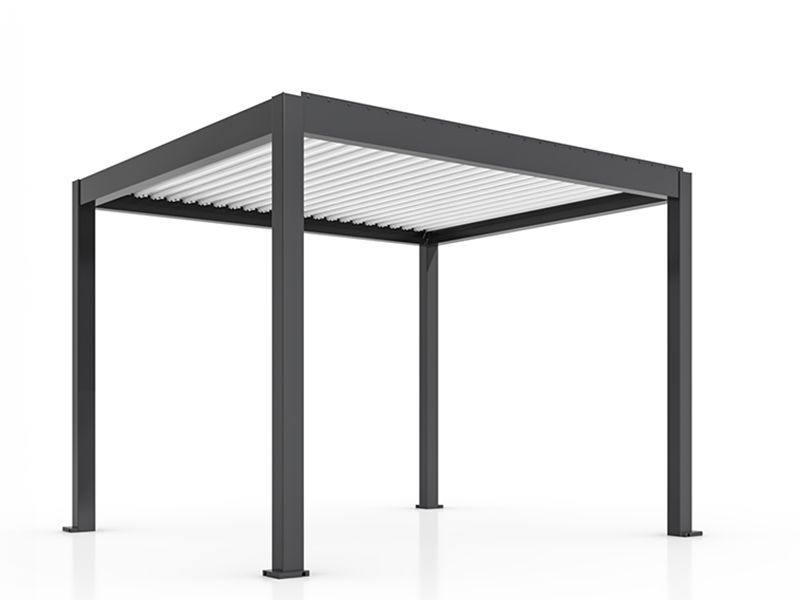 Eclipse 3 X 3m LED Motorised Pergola | Wall Mounted