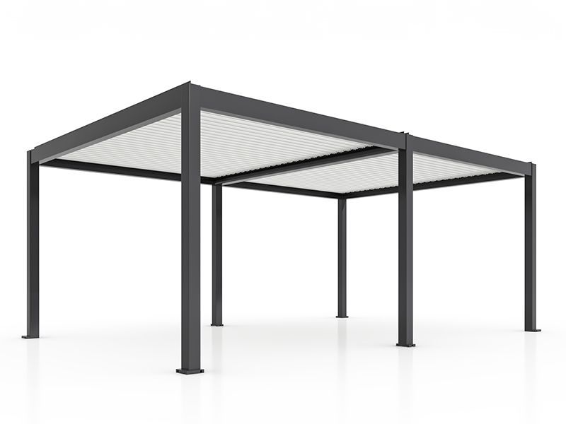 Eclipse 6 X 4m LED Motorised Pergola | Free Standing