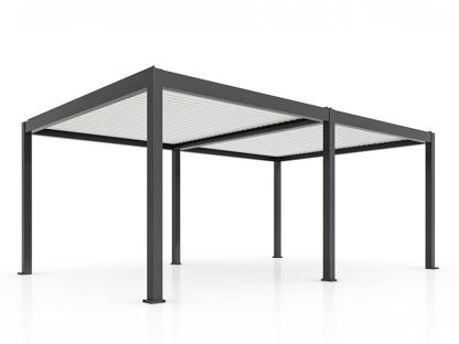 Eclipse 6 X 4m LED Motorised Pergola | Free Standing