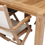 TNT Folding Table and Chairs close up