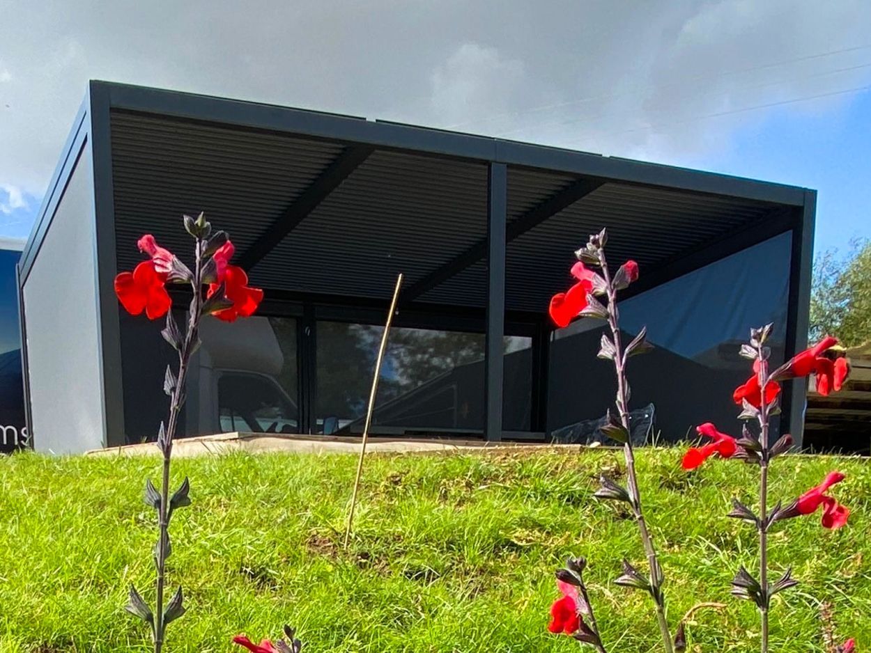 Galaxy Gazebo | 3.5 X 5.4m | November Offers-Garden Furniture Centre-Free Install,HighRange,Free Standing,Gazebos,The Galaxy Gazebo Range,Metal Gazebos,Galaxy Louvered Roof Gazebo Range,Galaxy Gazebo Range Ranges,Ranges,Sale,Galaxy Range Gazebos,Monthly Offers-{collection_title}