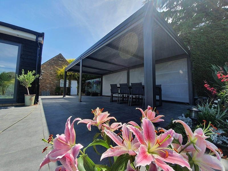 Galaxy Gazebo | 3.5 X 7.2M | November Offers-Garden Furniture Centre-Free Install,HighRange,Free Standing,Gazebos,The Galaxy Gazebo Range,Metal Gazebos,Galaxy Louvered Roof Gazebo Range,Galaxy Gazebo Range Ranges,Ranges,Sale,Galaxy Range Gazebos,Monthly Offers-{collection_title}