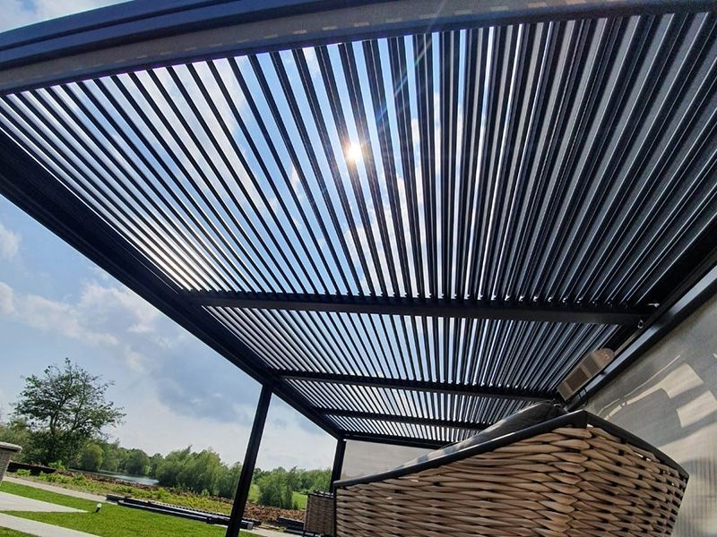 Galaxy Gazebo | 3.5 X 7.2M | November Offers-Garden Furniture Centre-Free Install,HighRange,Free Standing,Gazebos,The Galaxy Gazebo Range,Metal Gazebos,Galaxy Louvered Roof Gazebo Range,Galaxy Gazebo Range Ranges,Ranges,Sale,Galaxy Range Gazebos,Monthly Offers-{collection_title}