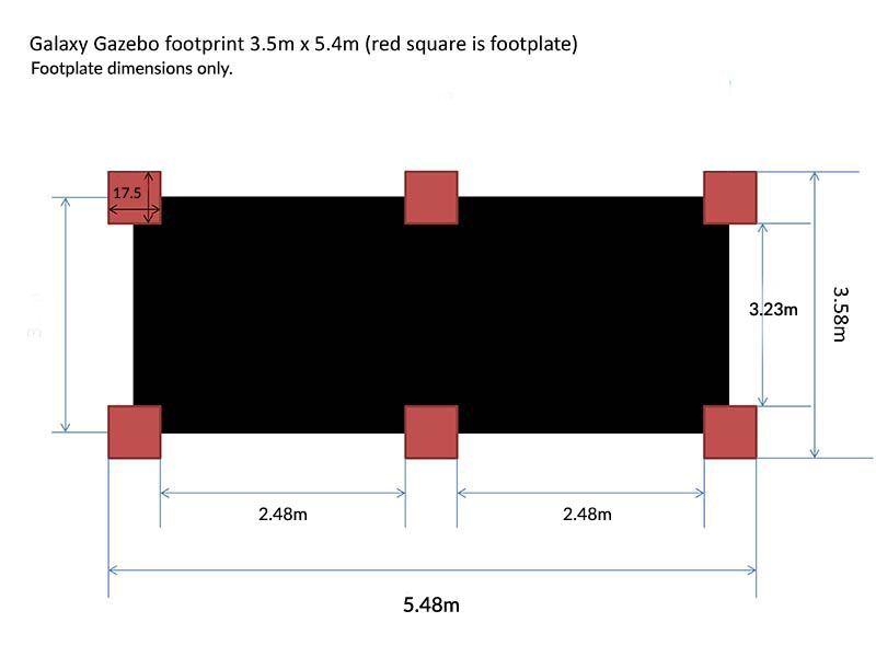Galaxy Gazebo | 3.5 X 5.4m | BLACK FRIDAY MONTH