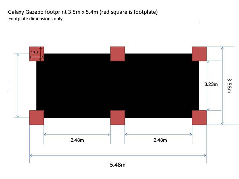 Galaxy Gazebo | 3.5 X 5.4m | BLACK FRIDAY MONTH