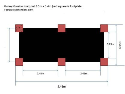 Galaxy Gazebo | 3.5 X 5.4m | BLACK FRIDAY MONTH