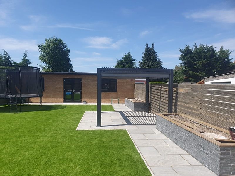 Galaxy Gazebo | 3 X 3.6M-Garden Furniture Centre-HighRange,Free Standing,Gazebos,The Galaxy Gazebo Range,Metal Gazebos,Galaxy Louvered Roof Gazebo Range,Galaxy Gazebo Range Ranges,Ranges,Galaxy Range Gazebos,Sale-{collection_title}