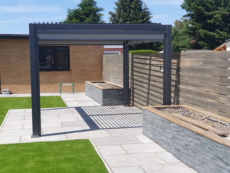 Galaxy Gazebo | 3 X 3.6M-Garden Furniture Centre-HighRange,Free Standing,Gazebos,The Galaxy Gazebo Range,Metal Gazebos,Galaxy Louvered Roof Gazebo Range,Galaxy Gazebo Range Ranges,Ranges,Galaxy Range Gazebos,Sale-{collection_title}