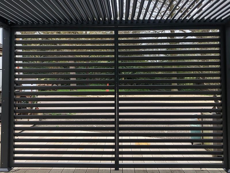 Galaxy Fence Panel End-Garden Furniture Centre-MidRange,Gazebos,The Galaxy Gazebo Range,Galaxy Louvered Roof Gazebo Range,Galaxy Gazebo Range Ranges,Accessories,Galaxy Range Gazebos-{collection_title}