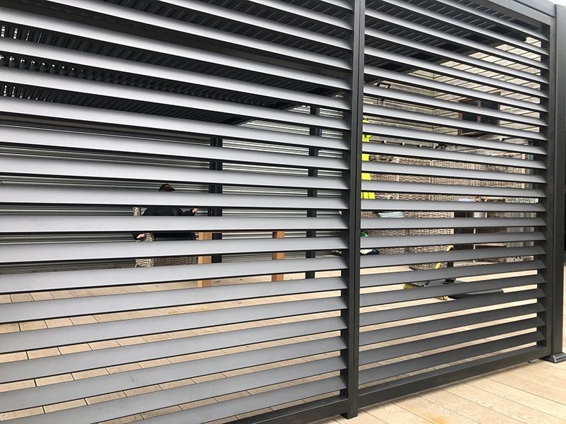 Galaxy Fence Panel End-Garden Furniture Centre-MidRange,Gazebos,The Galaxy Gazebo Range,Galaxy Louvered Roof Gazebo Range,Galaxy Gazebo Range Ranges,Accessories,Galaxy Range Gazebos-{collection_title}