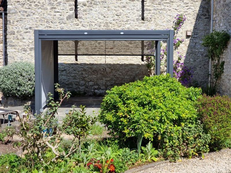 Galaxy Gazebo | 3 X 3.6M-Garden Furniture Centre-HighRange,Free Standing,Gazebos,The Galaxy Gazebo Range,Metal Gazebos,Galaxy Louvered Roof Gazebo Range,Galaxy Gazebo Range Ranges,Ranges,Galaxy Range Gazebos,Sale-{collection_title}