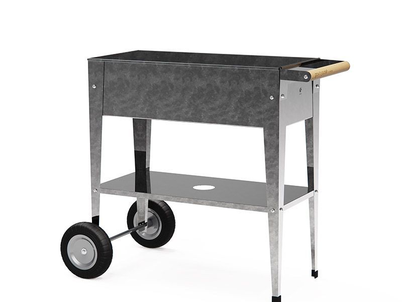 Urban Garden Trolley | Galvanised-Garden Furniture Centre-LowRange,Accessories,Garden Planters,Accessories Gazebos,Urban Garden Trolley,Sale,48Hour Dispatch-{collection_title}
