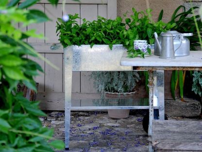 Urban Garden Trolley | Galvanised
