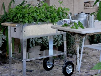 Urban Garden Trolley | Galvanised