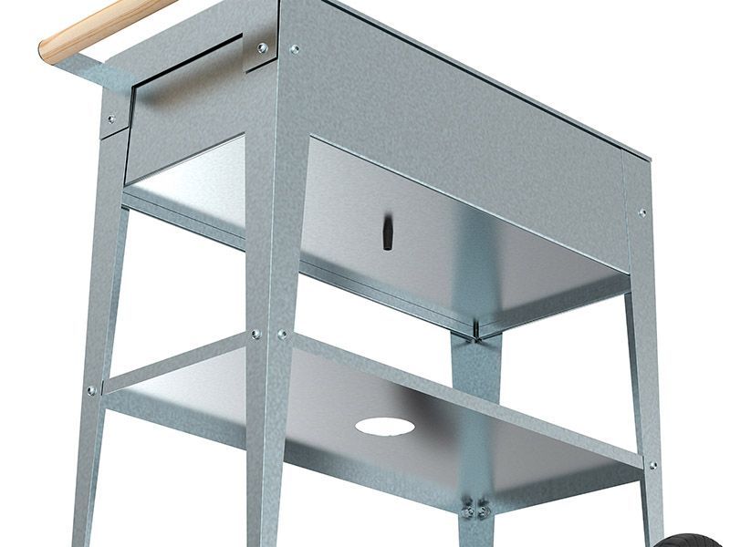 Urban Garden Trolley | Galvanised