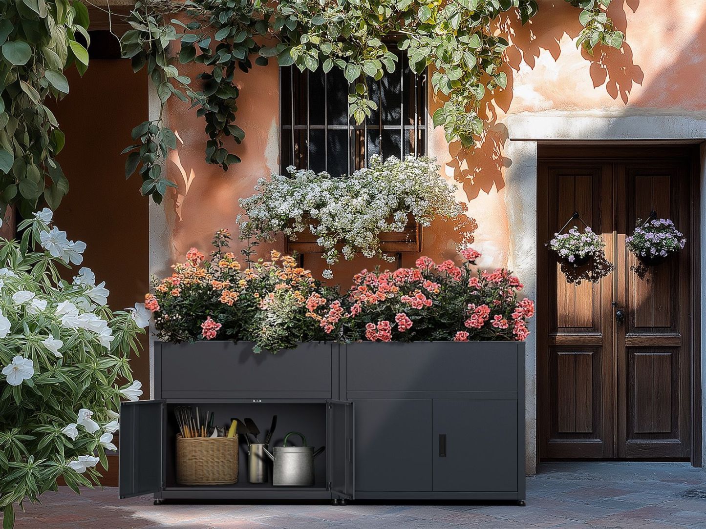 Galvanized Steel Raised Bed Planter