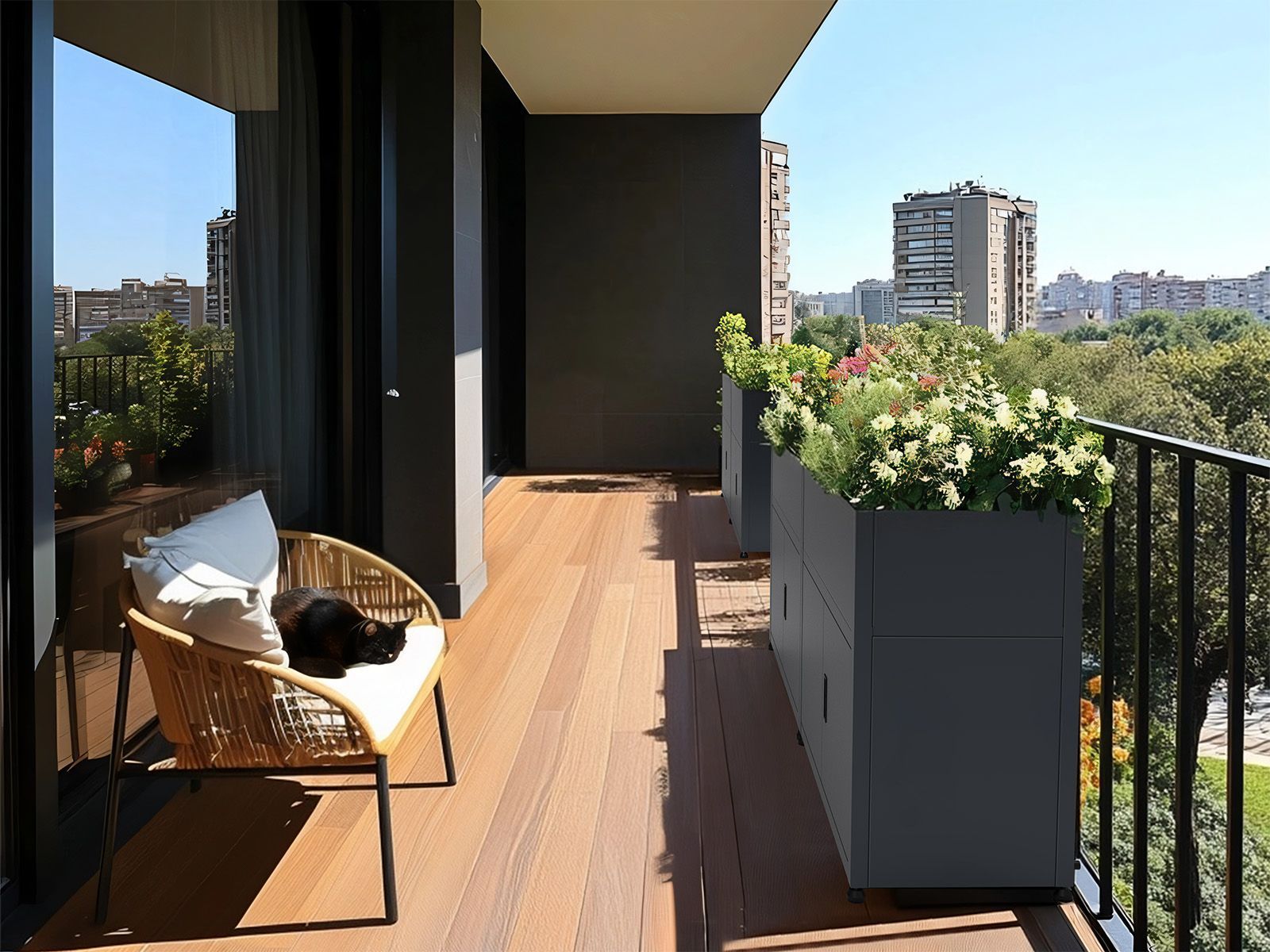 Galvanized Steel Raised Bed Planter-Garden Furniture Centre-LowRange,Planter,Wheelie Bin Covers-{collection_title}